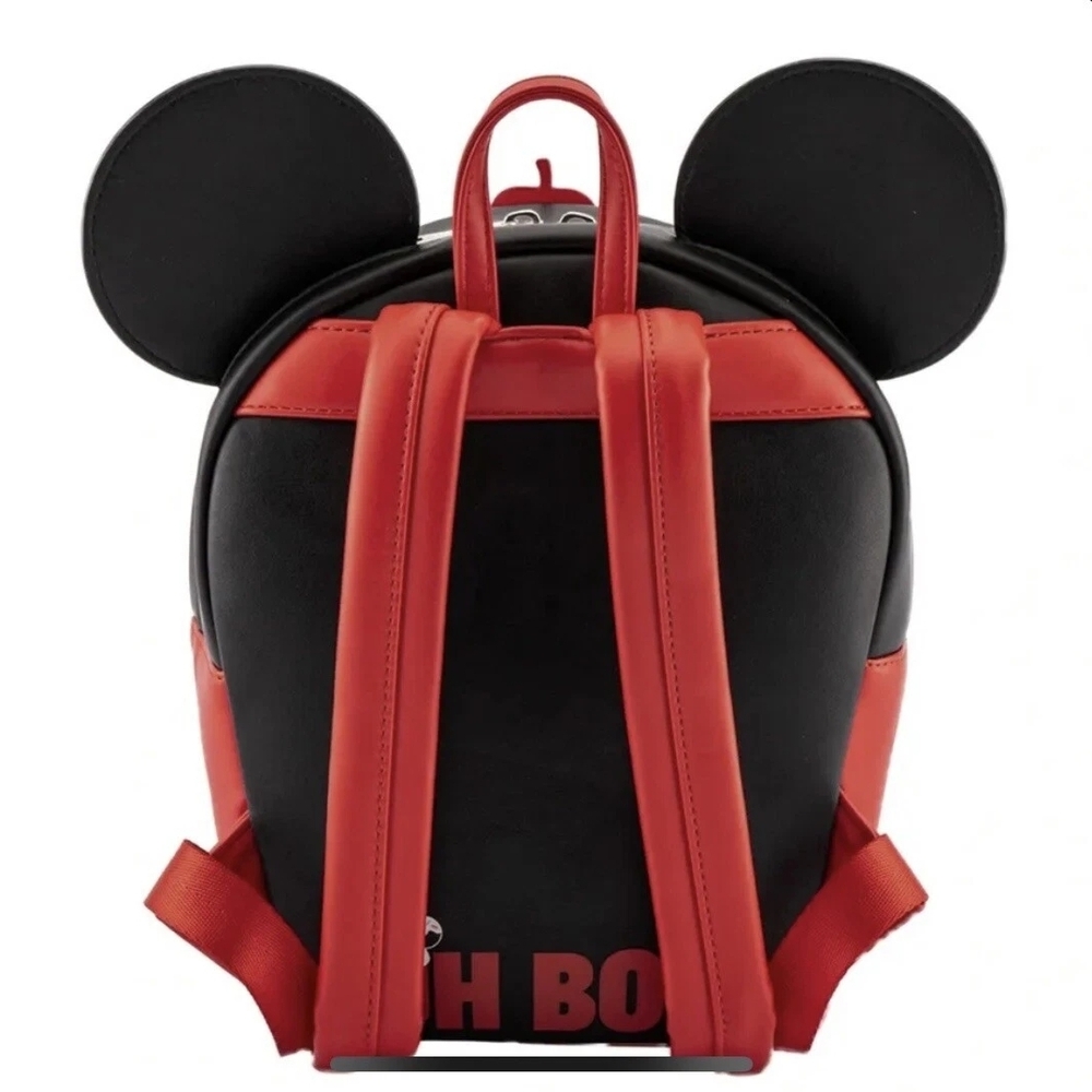 Loungefly Mickey Mouse Cupcake Backpack - Red and Black - Picture 2 of 3
